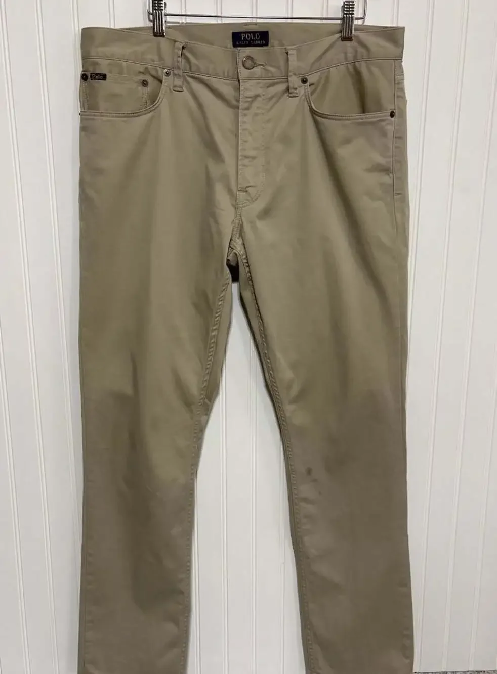 Polo Ralph Lauren Slim Straight Fit 5-Pocket Pants Khaki 34/32